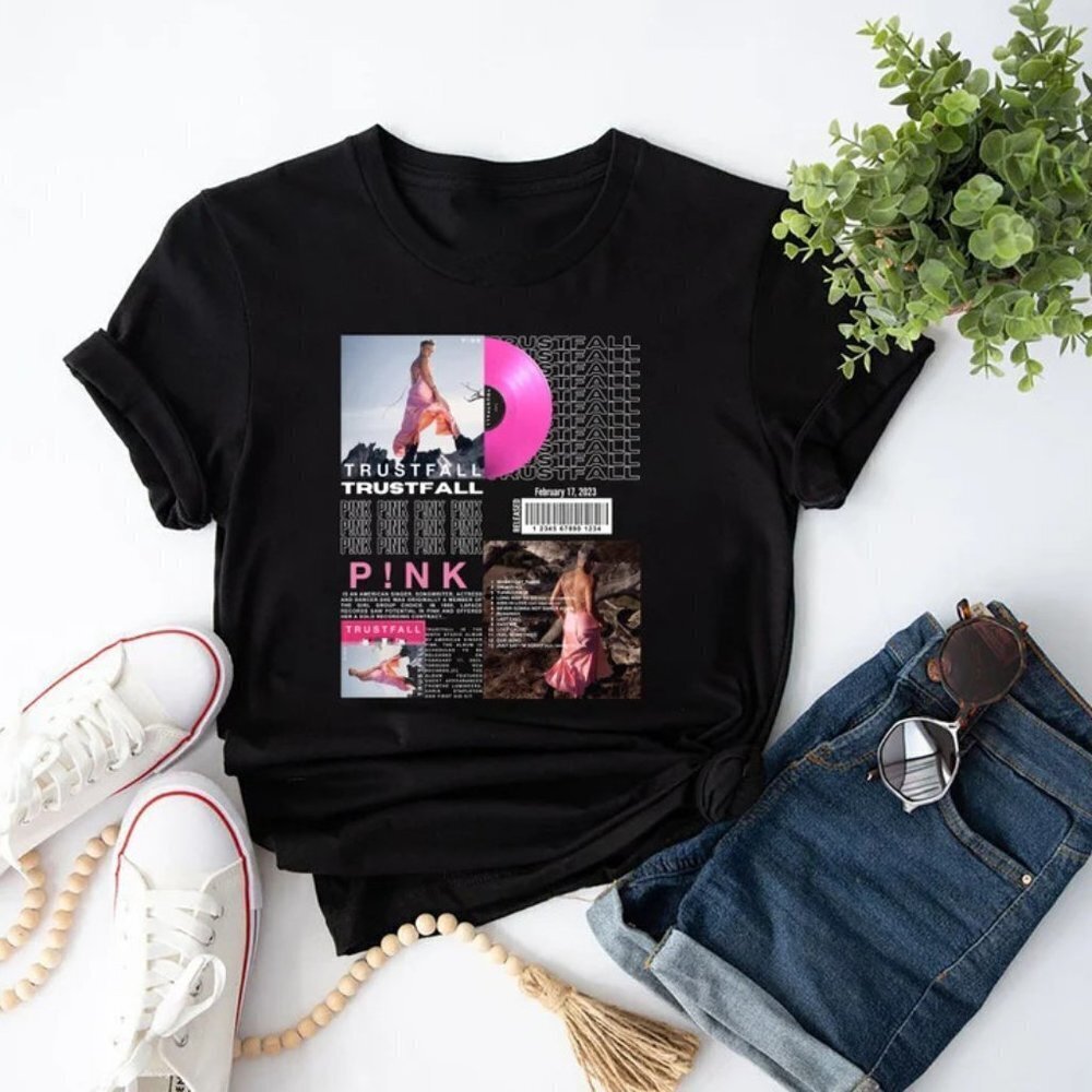 Trustfall Tour Pnk Shirt Singer Tshirt On Tour Graphic Shirt